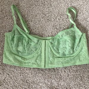 Free people mint green bralette
